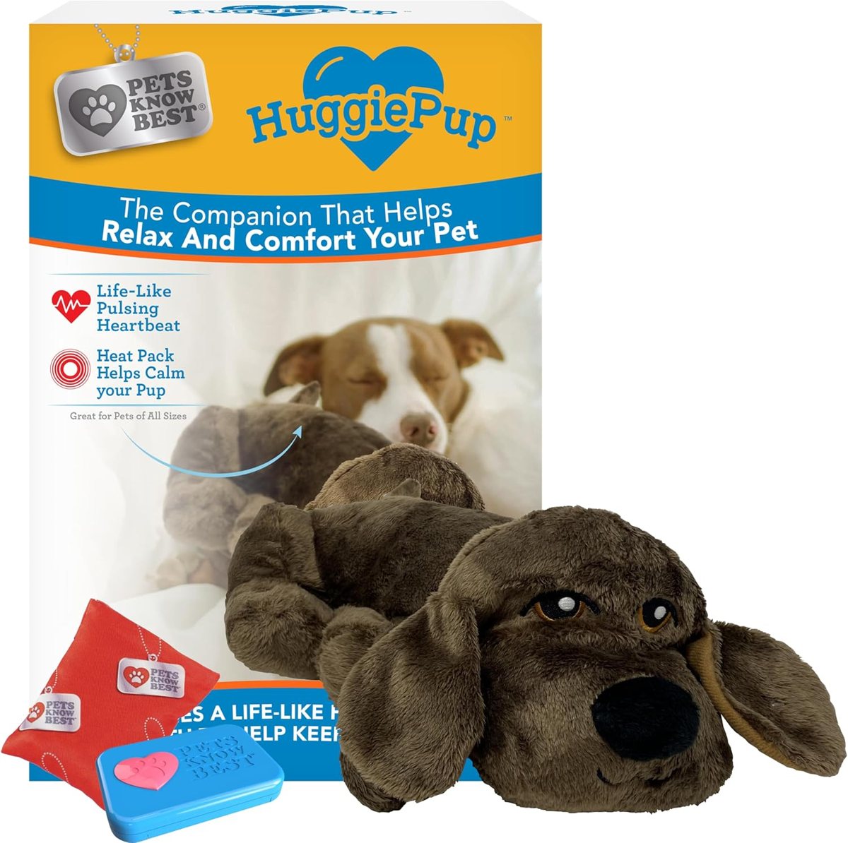 HuggiePup Comfort Puppy — Chocolate