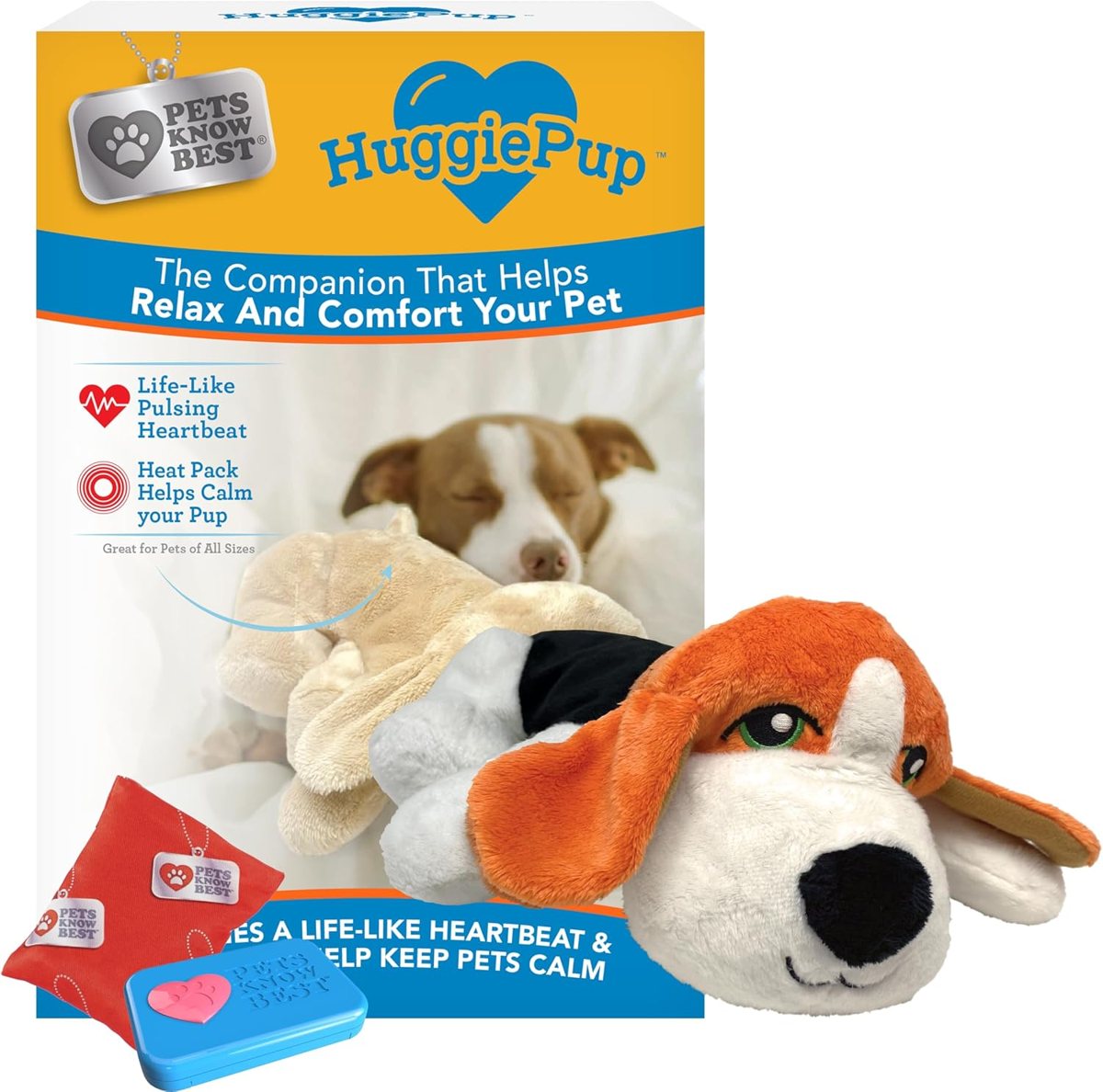 HuggiePup Comfort Puppy — Multicolor Hound