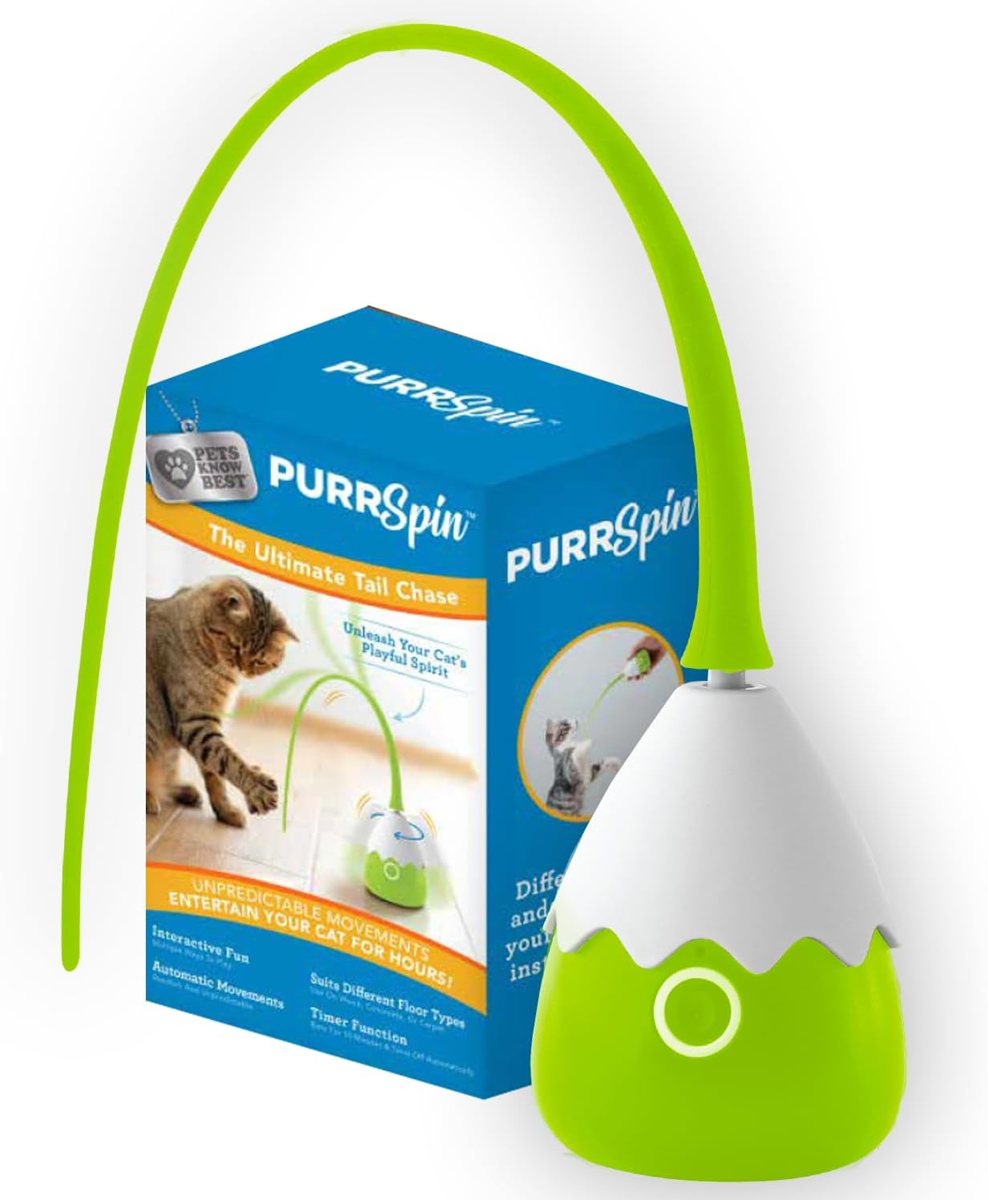 PurrSpin Tail Chase Cat Toy